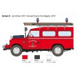 1/24e Italeri Land Rover Pompiers