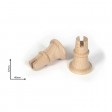 Support de base de 57x40mm (2pcs) pour socle (ber) de type maquette