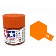 Pot de peinture acrylique Tamiya X-6 Orange brillant 10ml