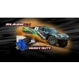 Traxxas Slash 4x4 Brushless 2S + HD PARTS Verte SUR-COMMANDE