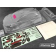 Carrosserie à peindre Bitty Design P10R RALLY 190mm Hard 1mm - 1/10ème