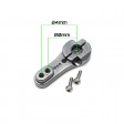Palonnier de direction en alu 25T Gris 24mm