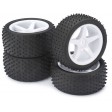Roues MHDpro Buggy DIRT Blanc 1/10 de MHDPRO