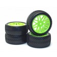 Roues MHDpro Buggy Verte Picots 1/10