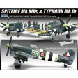 1/72e Academy Spitfire + Typhoon Combo