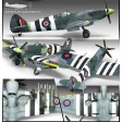 1/72e Academy Spitfire + Typhoon Combo