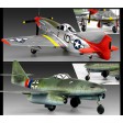 1/72e Academy P-51D + Me 262A Combo