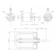 Moteur brushless Protronik DM2830 780kv 700w