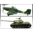 1/72e Academy JU 87B-2 + JS-2 Combo