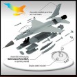 1/72e Academy USAF F-16C MCP