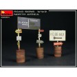 1/35e MiniArt Panneaux de signalisation routière WWII Afrique du nord