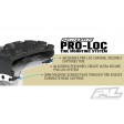 Pneus PROLINE SLING SHOT montés PRO LOC Traxxas XMAXX