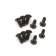 Vis noire BTR tête fraisée M4x12mm 10 pièces