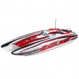 Proboat BLACKJACK 42" 8S Brushless Catamaran Blanc/Rouge - Prêt à naviguer SUR-COMMANDE