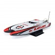 ProBoat Blackjack 24" V2 Catamaran 4S Blanc Prêt à naviguer SUR-COMMANDE