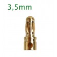 Prise PK/OR 3,5mm mâle soudée atelier
