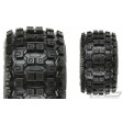 1/8e 2 Pneus Proline Badlands MX38 3.8 + Jantes Raid