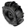 Roues Proline Dumont Paddle 3,3" (paire) Hex amovibles 17mm AV/AR 1/7e DT