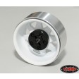 Jantes RC4wd lug wagon (5boulons) 1.9 Stamped Beadlock White Edition (4u) - 1/10 Crawlers