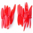 Jeu de 10 hélices rouges (5 CW et 5 CCW) ETURBINE TB100 Beez2b