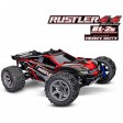 Traxxas Rustler 4x4 BL-2S HD 1/10e Rouge Accu + Chargeur
