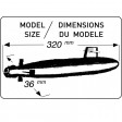 1/400e Heller Sous-marin le REDOUTABLE S/M