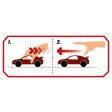 1/20e Revell Voiture de course avec moteur à friction Rallye Car, rouge kit junior