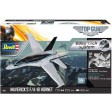 1/72e Revell Maverick's F/A 18 Hornet "Top Gun" Easy click system
