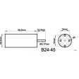 Moteur brushless Roxxy Bl Inrunner 2445/08 - kv 2500
