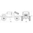 RocHobby 1/10 Atlas Mud master scaler ARTR car kit (RS version) Bleu SUR-COMMANDE