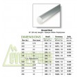 212-Evergreen 6 Baguettes rondes D.2,03x355mm