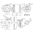 T-Motor MT2814-11 - kv710 - 120gr Spécial Multirotor