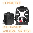 Sac à dos universel pour drone DJI Phantom 1,2,FC40,Vision+,Walkera X350