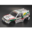Carrosserie peinte MITSUBISHI PAJERO EVO 1998 "Dakar Rally" 1/10