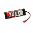 Accu NiMH Robitronic pack stick 3000 mAh 7,2V Dean