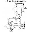Moteur Avion Super tigre G 34 RC+silencieux