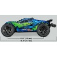 Traxxas RUSTLER 4x4 VXL Brushless TQI TSM 1/10 Vert