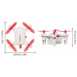 Jeu de 4 hélices (A) - Hubsan NANO Q4 SE