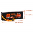 Accu lipo Spektrum Smart G2 2s-7.4V 5000 mAh 30C IC3