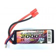 Batterie LiPo T2M 2S 7.4v 2000mAh 25C Spyrit MAX FPV