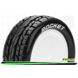 Roues Louise RC E-ROCKET Soft Jantes 2.2 blanche hexagone 12mm 4WD avant buggy 1/10e
