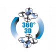 Drone T2M Nano Flip 3D RC 4 voies
