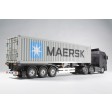Tamiya Kit Semi-remorque Porte-container 1/14