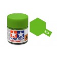 Pot de peinture acrylique Tamiya X-15 Vert Pâle brillant 10ml