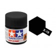 Pot de peinture acrylique Tamiya X-18 Noir Satiné 10ml