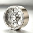 Jantes TFL 1.9" CNC 8 trous Silver 2pcs 1/10 Crawler