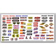 Planche d'autocollants Sponsors  – TRAXXAS 1/16-1/10