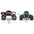 Traxxas Stampede 4x2 XL5 1/10e BRUSHED Rouge + LED AVEC ACCUS / CHARGEUR