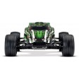 Traxxas Rustler Vert 4x2 Brushed 1/10e + Accu/Chargeur