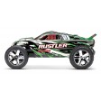 Traxxas Rustler Vert 4x2 Brushed 1/10e + Accu/Chargeur